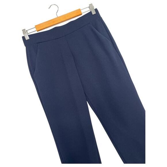 New Loft Pants Womens Small Blue Pull On Jogger Dress Career Business Casual - Picture 6 of 12